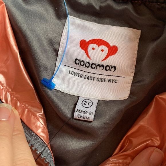 [APPAMAN] “Rose Gold” Bomber Jacket - Size 2T NWT - Picture 3 of 7